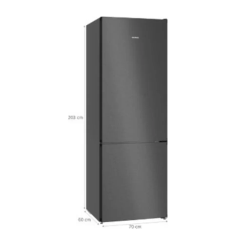 מקרר מקפיא תחתון ‏440 ליטר ⁦SIEMENS KG49NVXCG⁩