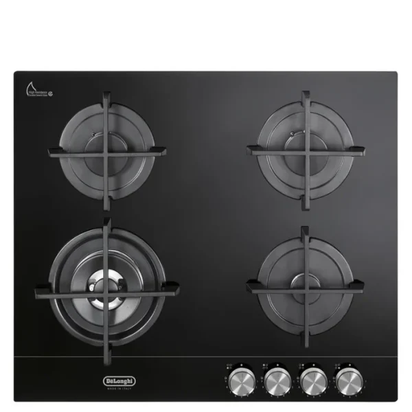 כיריים גז זכוכית DELONGHI DGH4160GN כיריים גז זכוכית DELONGHI DGH4160GN
